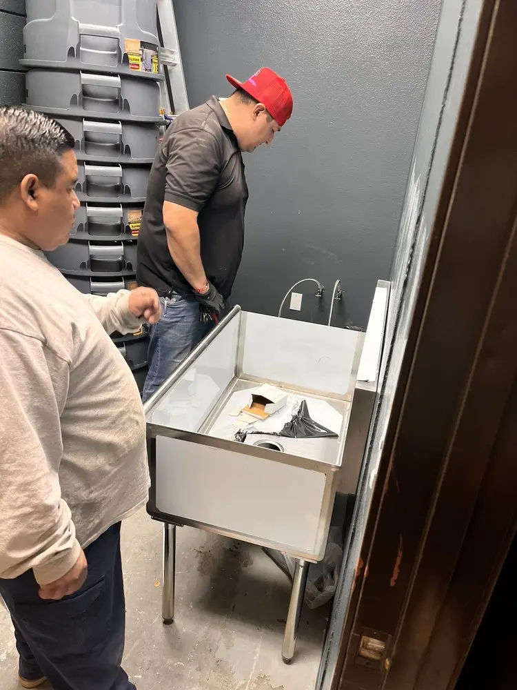 Commercial plumbing and sink installation in Passaic Junction